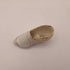 2 VTG Miniature Porcelain SHOE Slipper Heel White w/ Gold Trim