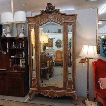 Louise the XV mirrored armoire
