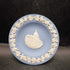 Edgewood blue jasperware small plate, capitol
