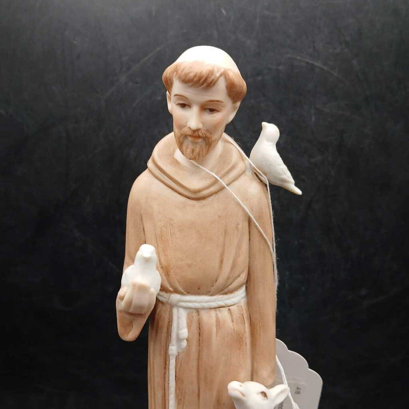 St Francis of Assisi with deer and birds