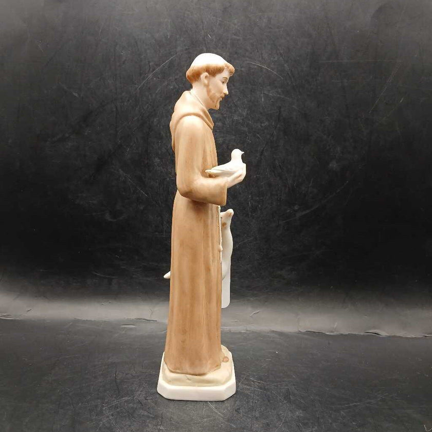 St Francis of Assisi with deer and birds