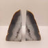 Brazilian clear crystal agate bookends
