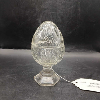 VINTAGE Avon Crystal Glass Egg ~ 5