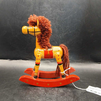 Vintage Wooden Rocking Horse