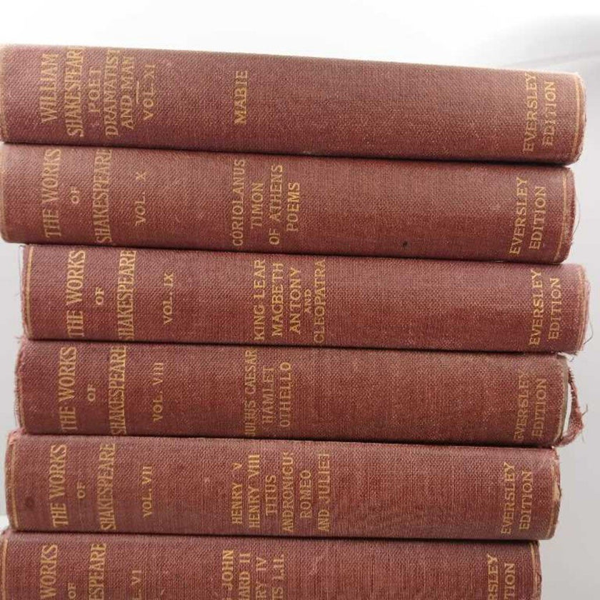 Works of Shakespeare 11 Volume Complete Set 1903