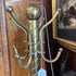 Brass torch floor lamp
