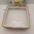 Large vintage Victorian porcelain hand painted jewelry box