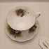 Violet teacup and saucer