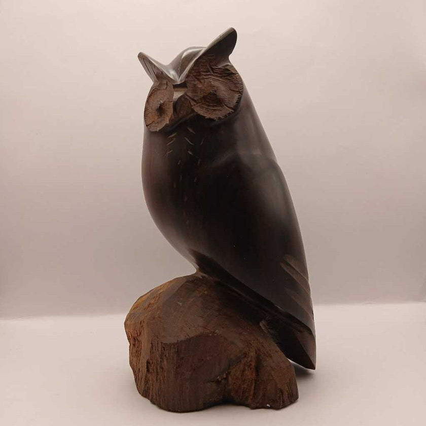 Ironwood Carved Owl