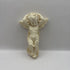 Vintage Italian Alabaster Cherub Wall Sculpture