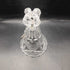 Echt Bleikristall Lead Crystal Happy Anniversary Heart Bell W Label West Germany