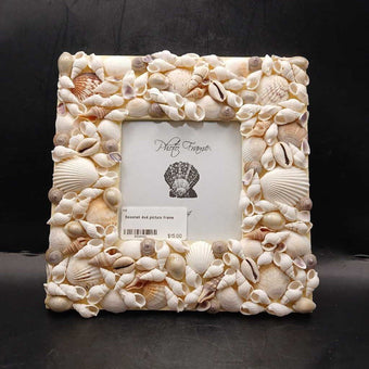 Seashell 4x4 picture frame