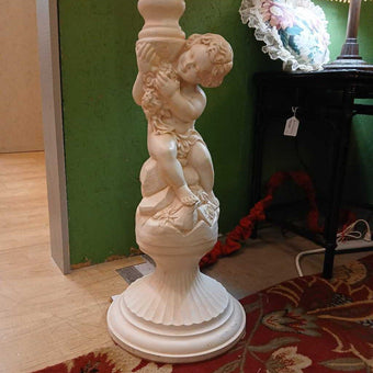 White Cherub Floor Lamp