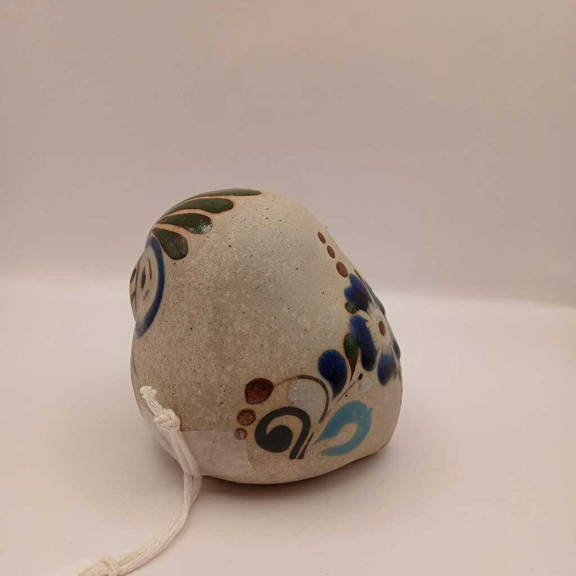 Hand Painted Tonala Mexican Pottery Owl
