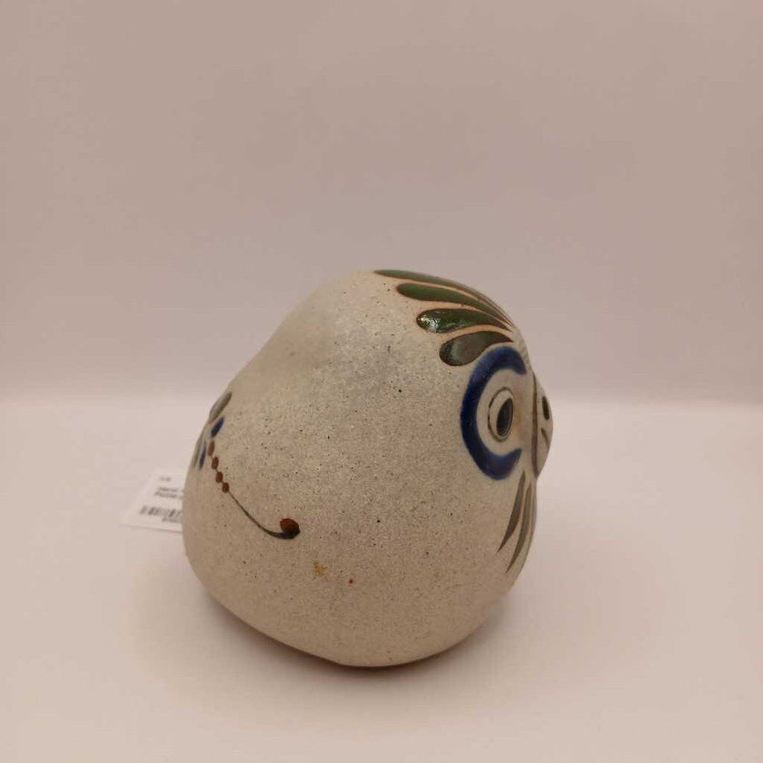 Hand Painted Tonala Mexican Pottery Owl