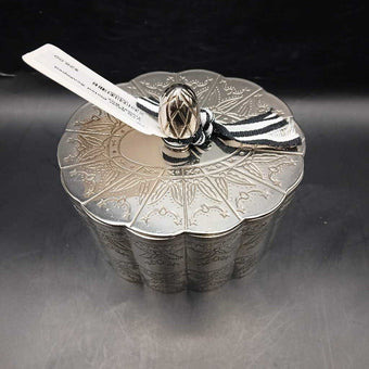 VTG Silver Plated Scalloped Trinket Box