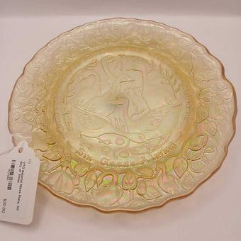VTG Imperial Glass Plate, 1st day of Xmas