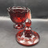 VTG Fostoria Ruby Red Lidded Candy Dish