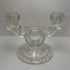 VTG Crystal Double Candelabras