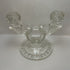 VTG Crystal Double Candelabras
