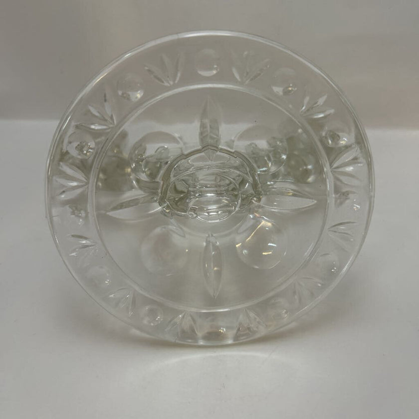 VTG Crystal Double Candelabras