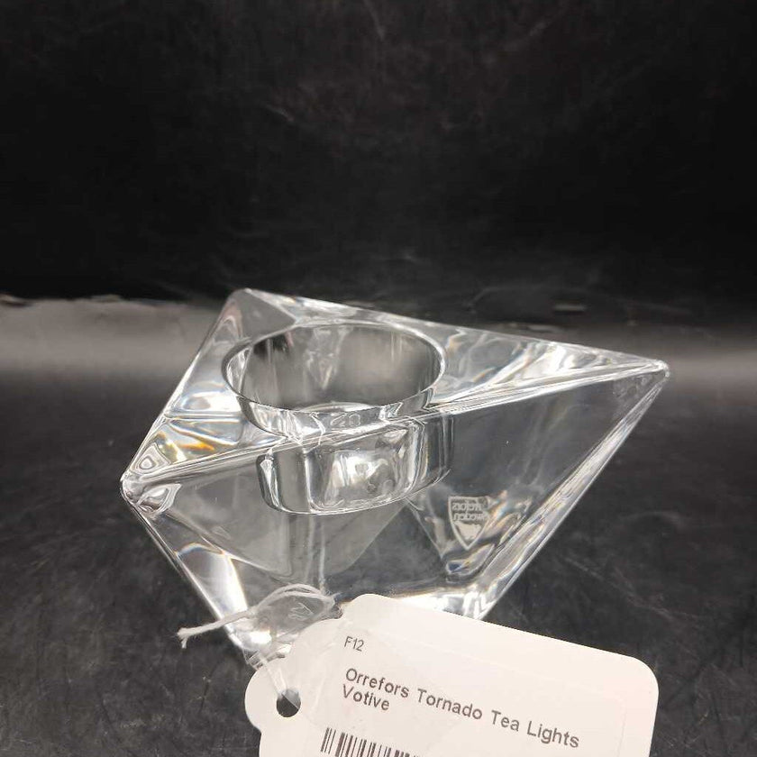 Orrefors Tornado Tea Lights Votive