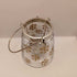 Clear Glass & Gold Candle Lantern