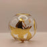 VTG Gold Leaf Round Glass Bowl