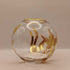 VTG Gold Leaf Round Glass Bowl