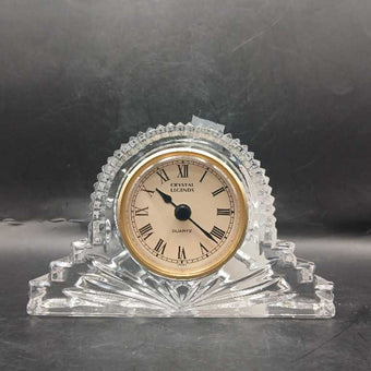 Godinger Art Vintage Crystal Legends Mantle Clock