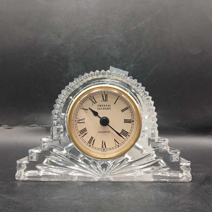 Godinger Art Vintage Crystal Legends Mantle Clock