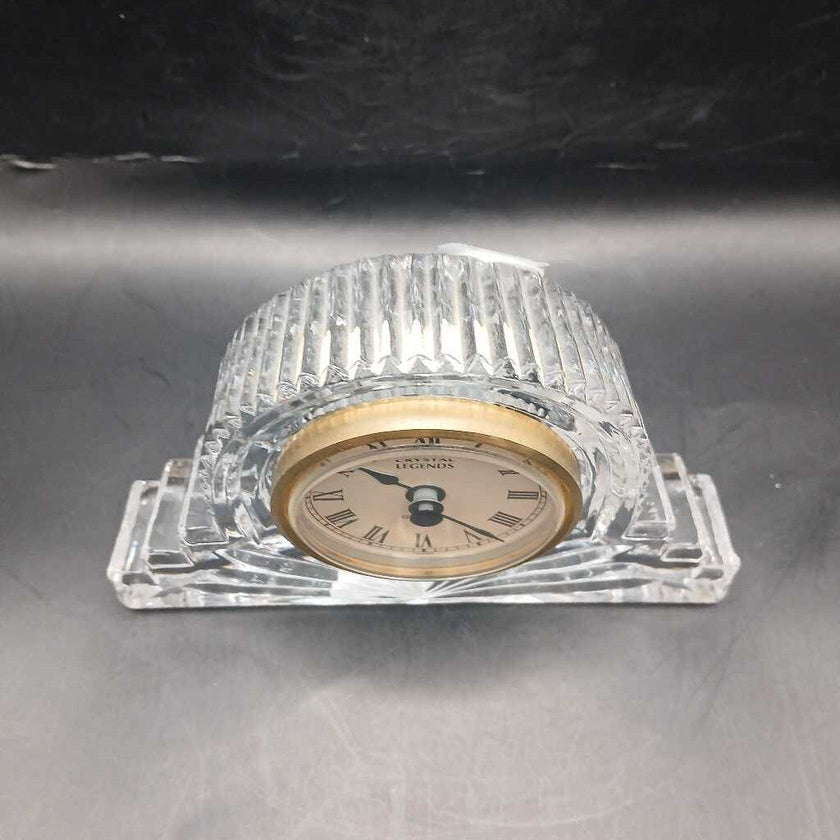 Godinger Art Vintage Crystal Legends Mantle Clock
