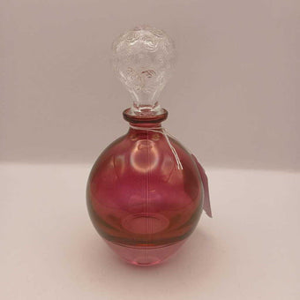 VTG Cranberry Glass Perfume Bottle