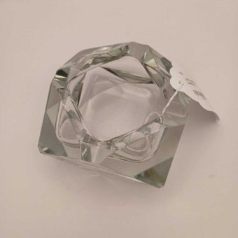 VTG Murano Faceted Glass Ashtray