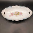Vintage Bavaria Porcelain Oval Dish with Pink Roses
