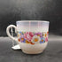 Vintage German Porcelain Lustreware Mug with Flowers