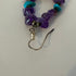 Southwest Style Amethyst and Turquoise Sterling earrings
