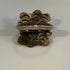 Southwest Style Sterling with Dendroic and Moonstone Ring Size 9