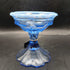 Fenton Blue Opalescent Valencia Candlestick