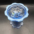 Fenton Blue Opalescent Valencia Candlestick