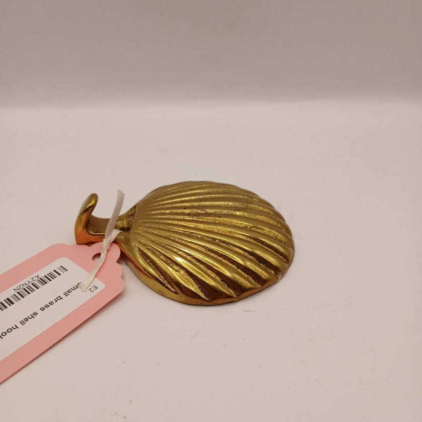 Small Brass Shell Hook