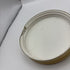 1960's Estee Lauder Re-Nutriv Face Powder Frosted Glass Jar Gold Lid