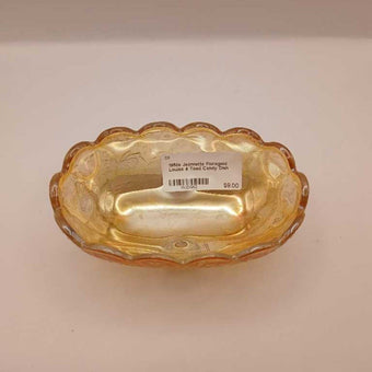 1950s Jeannette Floragold Louisa 4 Toed Candy Dish