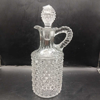 1800 EAPG Hobnail Pointed Decanter