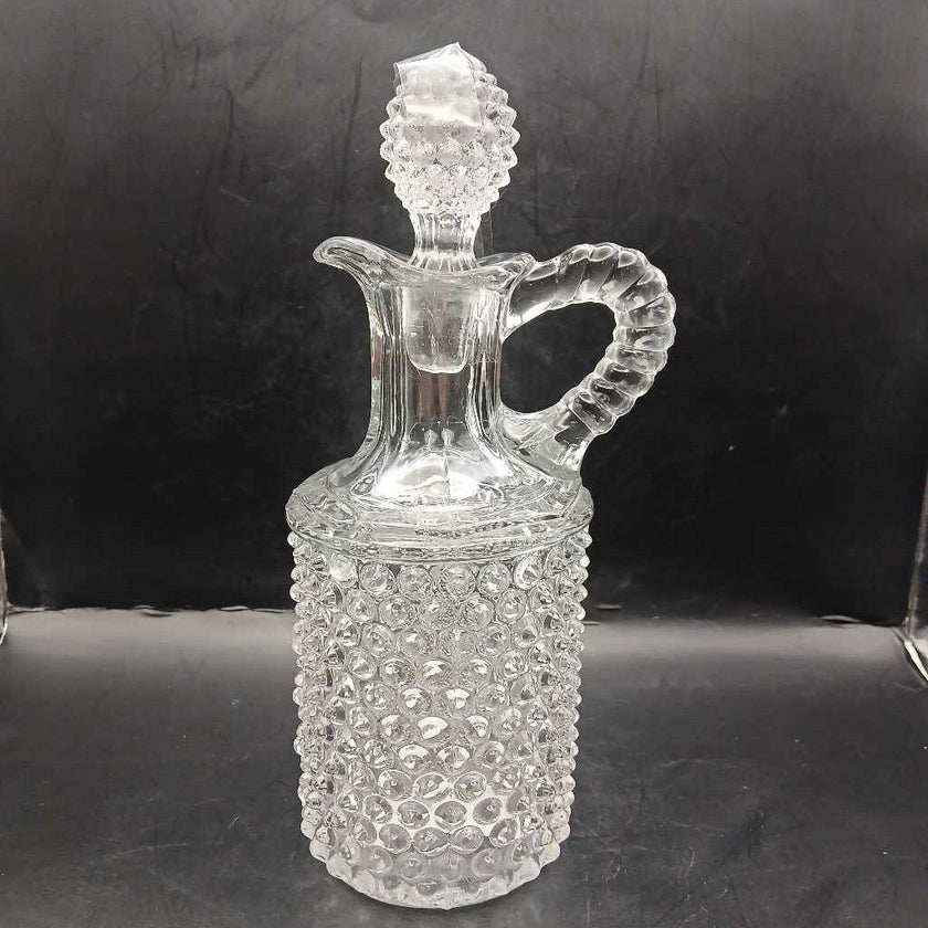 1800 EAPG Hobnail Pointed Decanter
