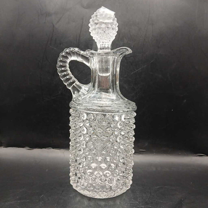1800 EAPG Hobnail Pointed Decanter