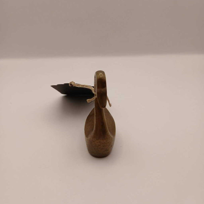 Small Brass Swan