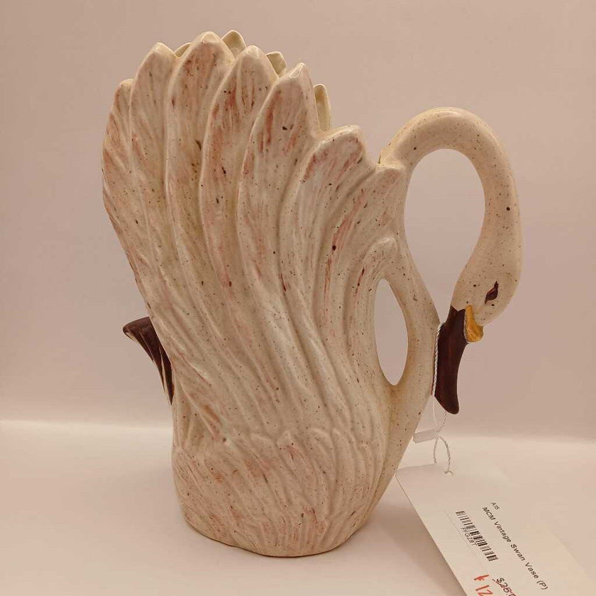 MCM Vintage Swan Vase (P)