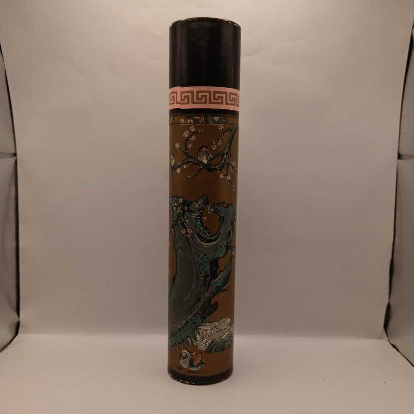 Vintage MCM Asian Long Matchbox For Fireplace (P)