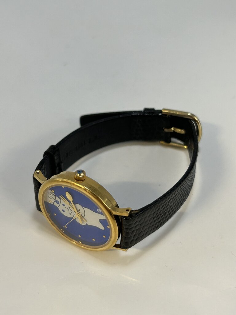 Vintage Pillsbury Dough Boy Watch leather band ( never worn)